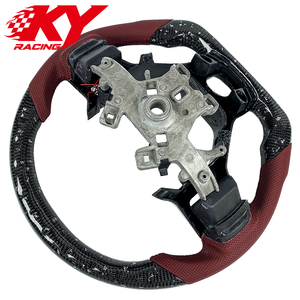Volante deportivo LED RPM de fibra de carbono con lámina delgada plateada personalizada, adecuado para Dodge Ram 1500 2500 3500 - Product Image 3