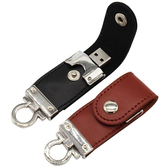 Promotion Gifts Leather Usb Custom logo and Package Bulk Cheap Price Good Quality With 2 Years Warranty 32gb Memory Stick Usb