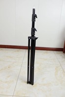 Support d'éclairage professionnel en métal de 280 cm (2,8 m) pour studio vidéo, flash, parapluie et réflecteur – Trépied chromé robuste pour la vente en gros
