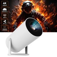 Vente en gros 720p Hy300pro HY300 150ANSI Lumens Proyector H713 Puce Home Cinéma Proyector Android 11 Projecteur extérieur intelligent