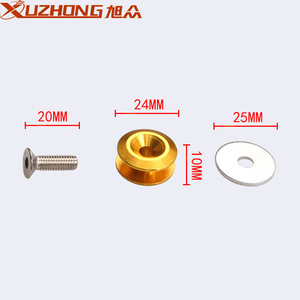 XUZHONG Car Bumper Reinforcement <b>Washer</b> 24MM Gold Screw 20MM <b>Washer</b> 25MM For Retrofit Upgrade - Product Image 1