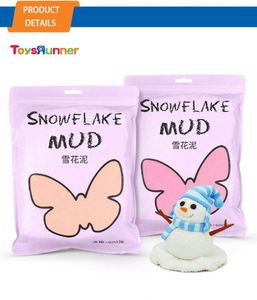 Venta al por mayor OEM: Set de arcilla de espuma suave para manualidades creativas infantiles, plastilina, arcilla de nieve colorida, la más vendida, DIY, sin slime. - Product Image 2