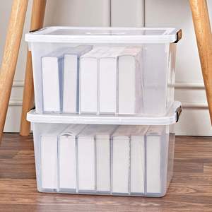 Transparent PP Flexible Plastic Storage Boxes <b>Bins</b> Trade Assurance Multi-Purpose Sundries Storage <b>Rectangle</b> Household Use - Product Image 4