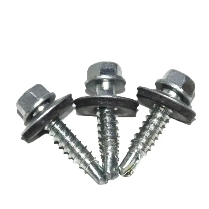 Carbon steel stainless steel flange hexagonal drilling screw self-tapping self-drilling dovetail screw