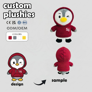 Produttore di Giocattoli in Peluche Personalizzati OEM/ODM, Portachiavi Peluche Personalizzato Pinguino Cartoon Bahorgi Kiyimler Ayollar Uchun Sprunki Toy Lucas - Product Image 1