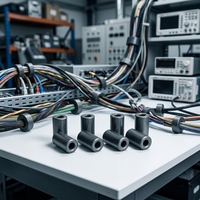 Industrial Rh Series Ferrite Ring Core EMI Suppression Toroid Magnet Anti-Interference for Control Cables
