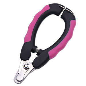<b>Pet</b> Nail <b>Clippers</b> Stainless Steel Pink Black And White <b>For</b> Dogs Cats Small Large Breeds Convenient Grooming Tool - Product Image 3