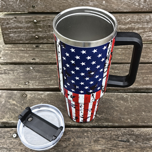 Tazza <span class=keywords><strong>da</strong></span> Viaggio Personalizzata con Logo, 40oz, Doppia Parete in Acciaio Inox, Senza BPA, con Manico e Cannuccia, Termica 6-12 Ore, Tema <span class=keywords><strong>Grinch</strong></span> Natalizio - Product Image 3