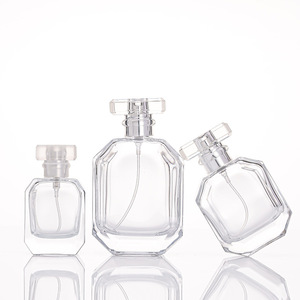 Tùy Chỉnh Tên Thương Hiệu 30Ml 50Ml 100Ml Uốn Top Nước Hoa Phun Chai Bao Bì - Product Image 1