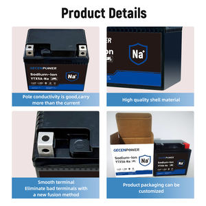 ホットセール 12ボルト バイク用バッテリー バッテリー駆動バイク用 リファン ナトリウムイオンバッテリー YTZ6、YTX5L ゲル、鉛蓄電池の代替品 - Product Image 2