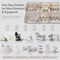 Chariot de Salon Multifonctionnel avec 4 Roulettes Silencieuses, Grand Espace de Rangement, Mobilier de Salon, Fournitures de Barbier, Services de Coiffure et Esthétique
