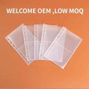 Ngân Sách Tấm 3 ''Bảo Vệ Frosted Tay Áo Cho A6 6 Vòng Chất Kết Dính Tiền Mặt Chất Kết Dính Hàng Đầu Tải Tấm Bảo Vệ Cho Tiền Tệ Bộ Sưu Tập - Product Image 6