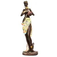 2021 Современное украшение для дома, статуя из смолы, художественные региональные характерные статуэтки, африканские местные особенности, скульптура