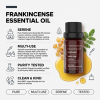 Huile Essentielle de Frankincense Biologique à Marque Blanche pour Diffuseur, Aromathérapie Naturelle, Massage Peau/Cheveux, Fabrication de Savons et Bougies, OEM pour la Maison