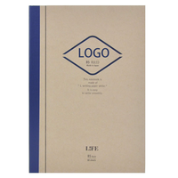 Carnets de composition OEM personnalisés à couverture rigide et simple/doublés/pointillés A5 A4 journaux fournitures scolaires bureau de promotion
