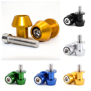 Clavo de elevación de motocicleta, carretes basculantes de aluminio, soporte deslizante, tornillo, fábrica, Color personalizable - Product Image 5