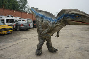 Mascotte pour hommes Costume de fête adulte portable modèle Dragon Costume caché jambes Animatronic <span class=keywords><strong>dinosaure</strong></span> mascotte Costume - Product Image 3