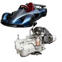 Moteur de karting ATV 4 temps à essence neuf Gy6 157QMJ/161QMK 150/180CC avec marche arrière et variation de vitesse progressive, allumage CDI