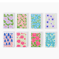 Ensemble de tuiles de mahjong personnalisées de luxe, monocouche, blanc croustillant, bleu lune, en acrylique sculpté, coloré, écologique, portable, cadeau