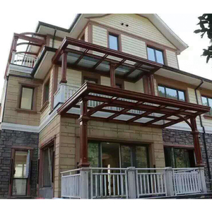 Extérieur Diy Étanche <span class=keywords><strong>Prix</strong></span> Fenêtre Aluminium Toit Polycarbonate Couverture De Pluie <span class=keywords><strong>Terrasse</strong></span> Balcon Patio Couverture Auvent Auvent Auvent - Product Image 2