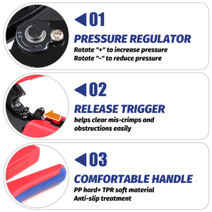 SN-2549S Uốn Tóc bồng công cụ ratcheting Kìm ph2.0/XH2.54/2.8/3.0/3.96/KF2510/JST thiết bị đầu cuối 0.08-1.0mm ²/18 AWG dây uốn tóc bồng thép - Product Image 5