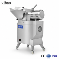 Machine à découper la viande automatique en acier inoxydable, coupe-viande commercial pour la découpe en cubes, en tranches, en bandes et la transformation des légumes