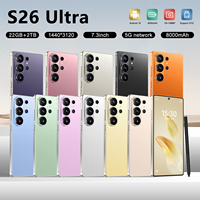 S26 Ultra 22GB+2TB Android 16 Dual SIM 5G Smartphone 2026 Nuevo con Cámara de 108MP Deca Core 7.3 Pulgadas Global 5G S26 Teléfonos Inteligentes