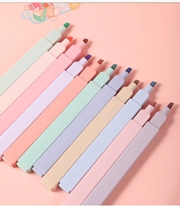 12 Pcs/Set Double Tip Aesthetic <strong>Bible</strong> Highlighter Pen for Journaling Kawaii Pastel Markers Set Stationery School Office Supplies - Product Image 2