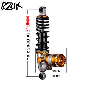 BZUK P35 ammortizzatore posteriore per NINEBOT <span class=keywords><strong>MZ</strong></span> NZ meccanic2 motocicli 310MM smorzamento regolabile nuova condizione - Product Image 3