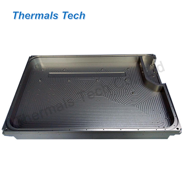 5000W Power Liquid Cold Plate for Laser Emitter with Large Size 400*300 mm