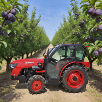 Tracteur agricole DONOL 70HP 4WD avec cabine climatisée et moteur diesel LAIDONG pour utilisation agricole