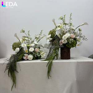 Décoration d'événements de mariage LEDA, nouvelle conception, boule florale mixte de style forêt, faite à la main, 40 cm - Product Image 1