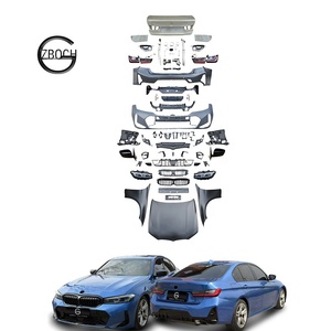 Kit carrosserie <span class=keywords><strong>F30</strong></span> à G20 LCI sans découpe pour BMW Série 3 <span class=keywords><strong>F30</strong></span> F35 à G20 G28 2023 : Pare-chocs, ailes, rétroviseurs, capot, phares, feux arrière - Product Image 1