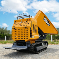 Neuer CE-Zertifizierter Mini-Muldenkipper Mini-Raupenlader Kompakter 1,2-Tonnen-Lader Mini-Raddumper zum Verkauf
