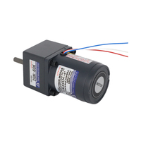 Moteur à induction micro-AC monophasé 220V 6W 8mm 50Hz/60Hz à montage sur bride, protection IP54, en alliage d'aluminium, efficacité IE2