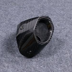 Protection de silencieux arrière en fibre de carbone sèche 3K pour moto BMW R1300GS 2023+ – Cache de protection d'échappement en carbone brillant ou mat - Product Image 4