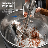 Chaudière à vapeur à double enveloppe automatique ZNCG500, équipement de cuisine professionnel, chauffage gaz/électrique, matériau SUS30408, pour sauces ZHONGNUP