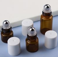 Mini Roller Bottle 3 ml Wettbewerbs fähiger Preis Eye Serum Amber Roll on Bottle