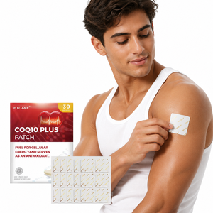Parche Energético Natural de COQ10 para Bienestar Diario y Apoyo Cardíaco, Parche de Bienestar de Larga Duración (8 Horas), Paquete a Granel - Product Image 1