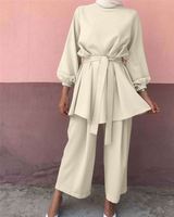 HANO 2023 Nouveauté Livraison Gratuite Vente en Gros Vêtements Islamiques Turcs pour Femmes Ensemble Décontracté Musulman Vêtements Décontractés pour Femmes Ensemble Abaya
