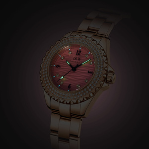 Часы I&W CARNIVAL: Кварцевые, класса люкс, из нержавеющей стали, 30 мм, с указателем даты, для вечеринок, модный браслет, женские - Product Image 5