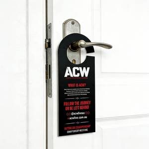Affiche publicitaire personnalisée en carton pour <span class=keywords><strong>porte</strong></span>, avec impression offset couleur et marquage à chaud, pour imprimerie - Product Image 6