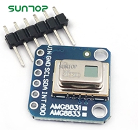 AMG8833 88 IR capteur de caméra thermique capteur de dérivation réseau d'imageurs Module de capteur de température Grid-Eye 8x8 Module de caméra infrarouge réseau