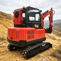 Model baru ekskavator EPA mesin ekskavator Mini rumah 3.5ton penggali kecil