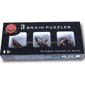 ปริศนาลวดโลหะ3ชิ้น/เซ็ตสำหรับเด็กและผู้ใหญ่ - Product Image 3