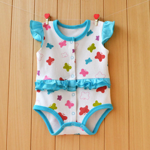 Proveedor Chino de Ropa de Algodón al por Mayor, Diseños de Vestidos para Bebés Recién Nacidos, Romper para Niña - Product Image 4