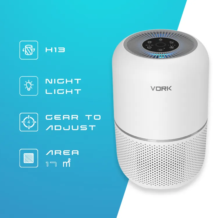 Wholesale Fresh Air Ultra Quiet Desktop Air Purifier Portable Tuya Wifi UV Light Air Purifier for Home