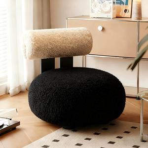 Nordique Moderne Designer Salon Canapé Crème Style Lumière De Luxe En Bois Massif Loisirs Chaise <span class=keywords><strong>Internet</strong></span> Célébrité Meubles De Maison - Product Image 2