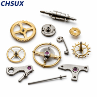 Custom CNC Machined Watch Movement Parts Precision Brass Gear Wheels Micro Mechanical Components Clock Repair Parts