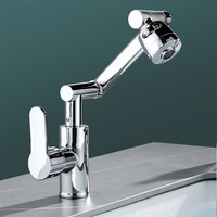 HLK Moderne Monotrou Salle De Bains Robinet Universel Compteur Rotation Chaud Froid Mécanique Bras Bassin Mélangeur ABS Céramique Matériel Chambre